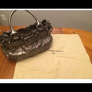 Burberry Quilted Leather Baby Beaton Handbag